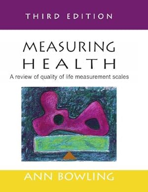 Immagine del venditore per Measuring health: A Review of Quality of Life Measurement Scales venduto da WeBuyBooks