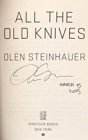 Imagen del vendedor de All The Old Knives (Signed & Dated) a la venta por McInBooks, IOBA