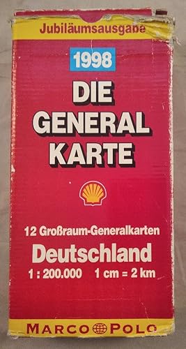 Generalkarte Deutschland 1998 1:200.000 [11 von 12 Karten].