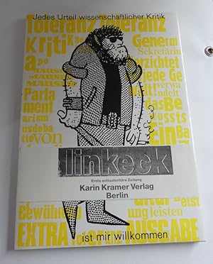 Jedes Urteil wissenschaftlicher Kritik Ist mir willkommen. Linkeck 4