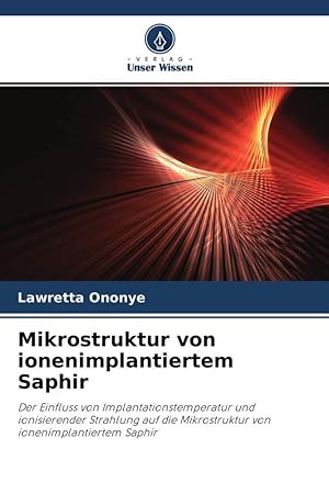 Image du vendeur pour Mikrostruktur von ionenimplantiertem Saphir mis en vente par moluna