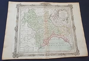 Atlas Brion de La Tour / Desnos - Carte de L'Italie comprenant les états du Roy de Sardaigne , de...