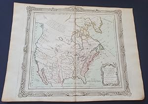 Atlas Brion de La Tour / Desnos - Nouveau Mexique Louisiane Canada et Nouvelle Angleterre -1772