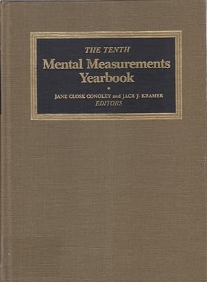 Bild des Verkufers fr The Tenth Mental Measurements Yearbook zum Verkauf von Jonathan Grobe Books