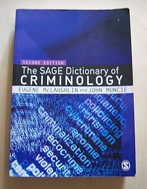 Imagen del vendedor de The SAGE Dictionary of Criminology. Second edition a la venta por RightWayUp Books