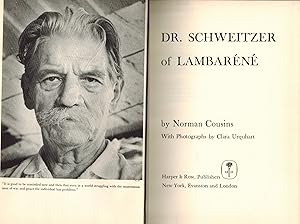 Dr. Schweitzer of Lambarene