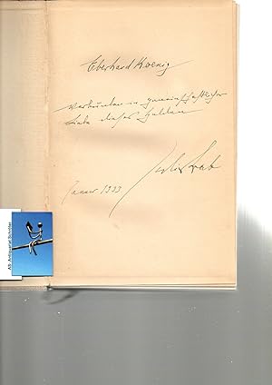 Adalbert Matkowsky. Eine Heldensage. [signiert, signed, Widmung für Eberhard Koenig]. Mit 66 Abbi...