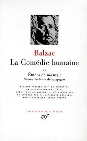 Bild des Verkufers fr Balzac : La comdie humaine, tome 9 zum Verkauf von Chapitre.com : livres et presse ancienne