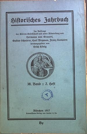 Imagen del vendedor de Des Onuphrius Panvinius Sammlung von Papstbildnissen in der Bibliothek Johann Jakob Fuggers - in: Historisches Jahrbuch: 38. Band; 2. Heft a la venta por books4less (Versandantiquariat Petra Gros GmbH & Co. KG)