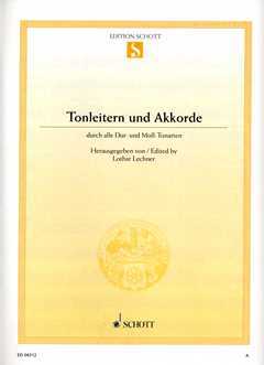 Seller image for TONLEITERN + AKKORDE for sale by CONTINUO Noten-Buch-Versand
