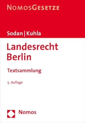 Seller image for Landesrecht Berlin Textsammlung, Rechtsstand for sale by Berliner Bchertisch eG