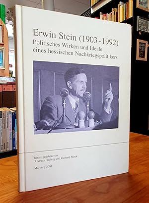 Seller image for Erwin Stein - (1903 - 1992) - Politisches Wirken und Ideale eines hessischen Nachkriegspolitikers, for sale by Antiquariat Orban & Streu GbR