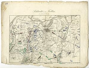 Antique Map-BATTLE OF THE TREBBIA-ITALY-von Rothenburg-1837