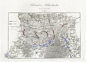 Antique Map-BATTLE OF HOHENLINDEN-GERMANY-von Rothenburg-1837