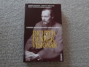 Bild des Verkufers fr F. M. Dostojewski : Dichter, Denker, Visionr. zum Verkauf von Bockumer Antiquariat Gossens Heldens GbR