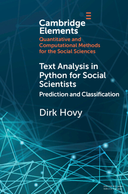 Seller image for Text Analysis in Python for Social Scientists (Paperback or Softback) for sale by BargainBookStores