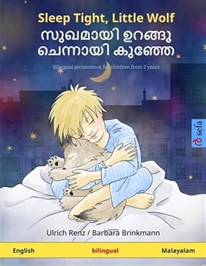 Imagen del vendedor de Sleep Tight, Little Wolf -     (English - Malayalam): Bilingual children's picture book a la venta por GreatBookPrices