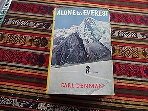 Imagen del vendedor de Alone to Everest a la venta por Creaking Shelves Books