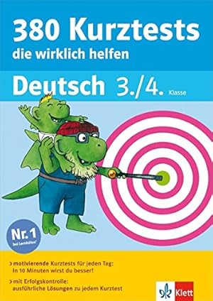 Bild des Verkufers fr 380 Kurztests, die wirklich helfen Deutsch 3./4. Klasse zum Verkauf von WeBuyBooks