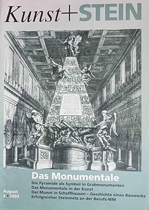 Seller image for Kunst + Stein. Das Monumentale. hrsg. vom (VSBS) Verband Schweizer Bildhauer- und Steinmetzmeister for sale by Logo Books Buch-Antiquariat