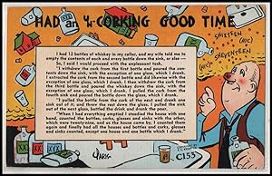 Seller image for short story postcard Had an Un-Corking Good Time (Ten Little Bottles) for sale by Mobyville