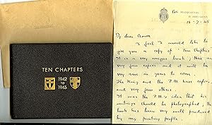 EXCEEDINGLY-RARE WORLD WAR II DATED PRESENTATION COPY OF MONTY'S: ''TEN CHAPTERS 1942 TO 1945'' -...