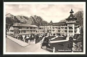 Ansichtskarte Garmisch, Parkhotel Alpenhof