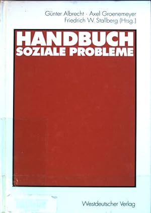 Immagine del venditore per Handbuch soziale Probleme. venduto da books4less (Versandantiquariat Petra Gros GmbH & Co. KG)