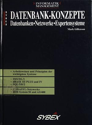 Bild des Verkufers fr Datenbank-Konzepte : Datenbanken, Netzwerke, Expertensysteme. Informatik-Management zum Verkauf von books4less (Versandantiquariat Petra Gros GmbH & Co. KG)