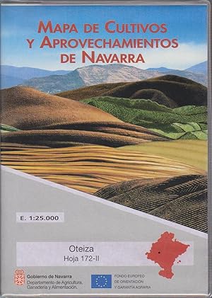 Mapa de cultivos y aprovechamientos de Navarra. Hoja 172-II. Oteiza