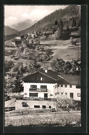 Bild des Verkufers fr Ansichtskarte Wertach /Allgu, Jugendgesundungssttte Schimmelreiter mit Berglandschaft zum Verkauf von Bartko-Reher