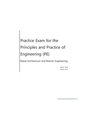 Bild des Verkufers fr Practice Exam for the Principle and Practice of Engineering Pe : Naval Architecture zum Verkauf von GreatBookPrices