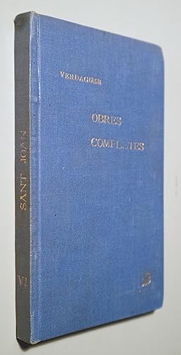 Imagen del vendedor de OBRES COMPLETES VI. Lo somni de Sant Joan. Llegenda del Sagrat Cor de Jess - Barcelona c. 1910 a la venta por Llibres del Mirall