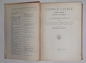Imagen del vendedor de Codice civile. Libro primo (Persone e Famiglia) Commentario a la venta por librisaggi