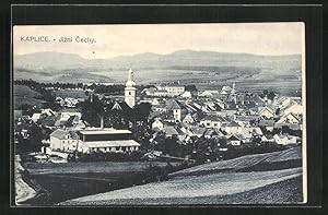 Ansichtskarte Kaplice, Jizni Cechy, Panorama