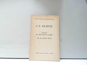 Imagen del vendedor de J.-P. Richter. Voyage du proviseur Flbel. Vie de Maria Wutz : . a la venta por JLG_livres anciens et modernes