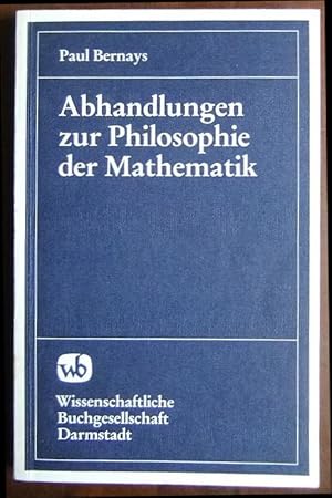 Abhandlungen zur Philosophie der Mathematik.