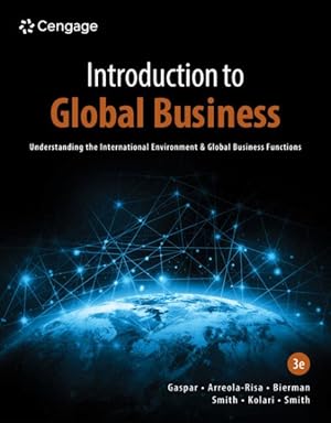 Imagen del vendedor de Introduction to Global Business : Understanding the International Environment & Global Business Functions a la venta por GreatBookPricesUK