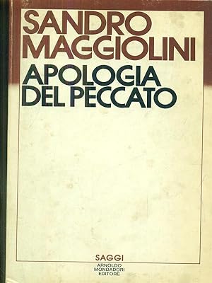 Bild des Verkufers fr Apologia del peccato zum Verkauf von Librodifaccia