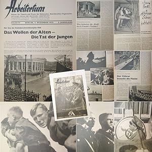 Bild des Verkufers fr Arbeitertum. Bltter fr Theorie und Praxis der Nationalsoz. Betriebszellen-Organisation. Amtliches Organ der Deutschen Arbeitsfront 5. Jahrgang 1935 Folge 17 vom 1. Dezember * Reichskanzler A d o l f H i t l e r im U-Boot Dieses Heft wird von uns nur zur staatsbrgerlichen Aufklrung und zur Abwehr verfassungswidriger Bestrebungen angeboten (86 StGB) zum Verkauf von Galerie fr gegenstndliche Kunst