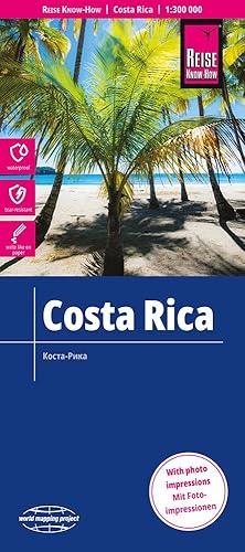 Reise Know-How Landkarte Costa Rica 1:300.000