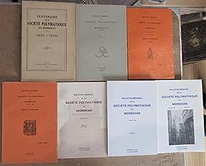 Centenaire de la Société Polymathique du Morbihan (1826-1926) + 6 volumes du Bulletin de la Socié...