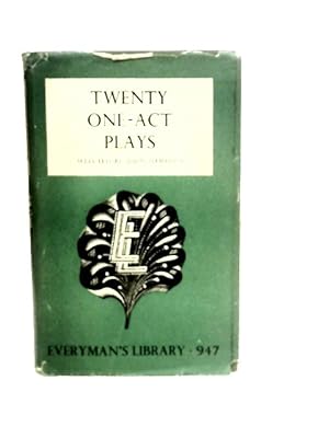 Image du vendeur pour Twenty One-Act Plays mis en vente par World of Rare Books