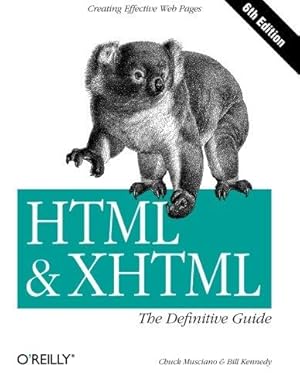 Bild des Verkufers fr HTML & XHTML: The Definitive Guide zum Verkauf von WeBuyBooks