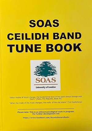 Imagen del vendedor de SOAS Ceilidh Band Tune Book a la venta por Joseph Burridge Books