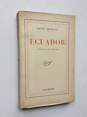 Image du vendeur pour Ecuador / Journal de Voyage mis en vente par Pascal Coudert