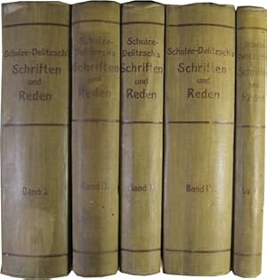 Hermann Schulze-Delitzsch s Reden und Schriften. 5 Bde. [vollständig]