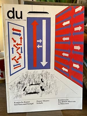 Bild des Verkufers fr du Die Kunstzeitschrift 7 1980 (473) Komische Kunst bei Flora und Semp. zum Verkauf von Altstadt-Antiquariat Nowicki-Hecht UG