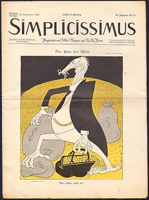 Simplicissimus. 29. Jg. Nr. 26, 22. September 1924.