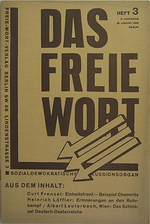 Bild des Verkufers fr Sozialdemokratisches Diskussionsorgan. 5. Jahrgang 1933. Nr. 3 - 7 zum Verkauf von Rotes Antiquariat